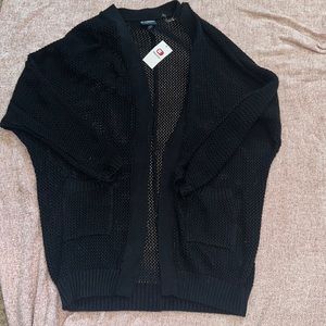 Black Knit Cardigan! Never worn from buckle